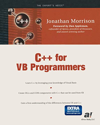 Stock image for C++ for VB Programmers [With Start Up CD-ROM] for sale by Chiron Media