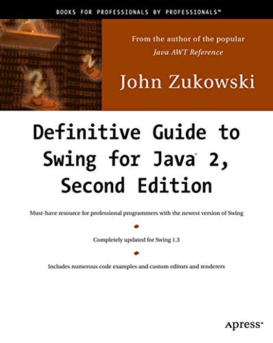 9781893115781: Definitive Guide to Swing for Java 2