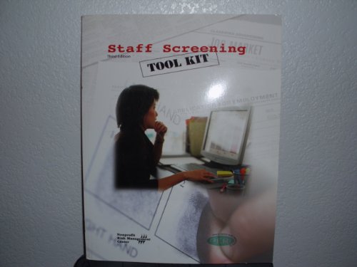 Imagen de archivo de Staff Screening Tool Kit ?3rd Edition a la venta por ThriftBooks-Atlanta