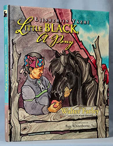 Stock image for Little Black, A Pony (English and Navaho Edition) for sale by More Than Words