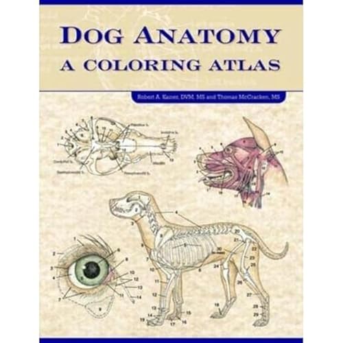 Beispielbild fr Dog Anatomy: A Coloring Atlas zum Verkauf von BooksRun