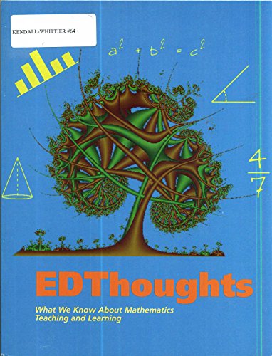 Stock image for EDThoughts; What We Know About Mathematics Teaching and Learning for sale by Better World Books: West