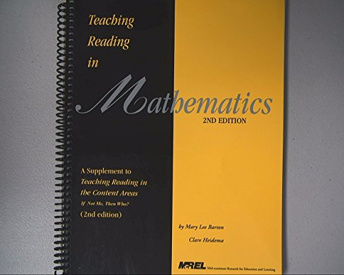 Beispielbild fr Teaching Reading in Mathematics, 2nd Edition zum Verkauf von SecondSale