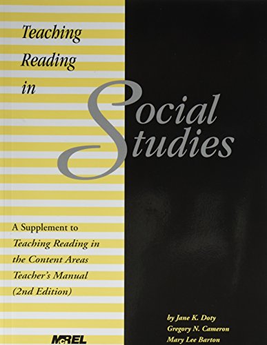 Beispielbild fr Teaching Reading in Social Studies: A Supplement to Teaching Reading in the Content Areas Teachers Manual (2nd Edition) zum Verkauf von Read&Dream