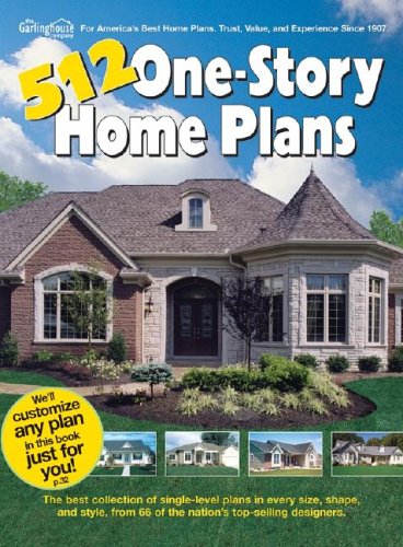 Beispielbild fr 512 One-Story Home Plans zum Verkauf von Better World Books