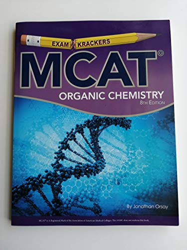Imagen de archivo de MCAT Organic Chemistry (Examkrackers) a la venta por Better World Books: West