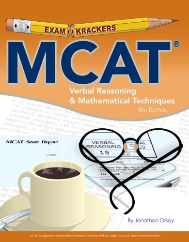 Imagen de archivo de Examkrackers: MCAT Verbal Reasoning and Mathematical Techniques a la venta por SecondSale