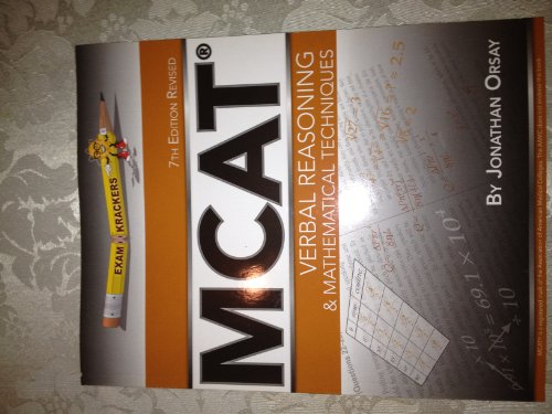 Beispielbild fr Exam Krackers MCAT 7th Ed Revised zum Verkauf von Better World Books