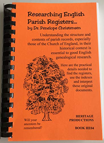 Imagen de archivo de Researching English Parish Registers a la venta por HPB-Diamond