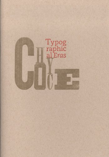 Beispielbild fr Typographical Eras zum Verkauf von Robert Campbell Bookseller ABAC/ILAB