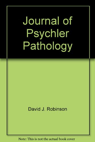 Stock image for Journal of Psychler Pathology for sale by Discover Books