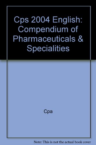 Stock image for Compendium of Pharmaceuticals and Specialties for sale by Better World Books