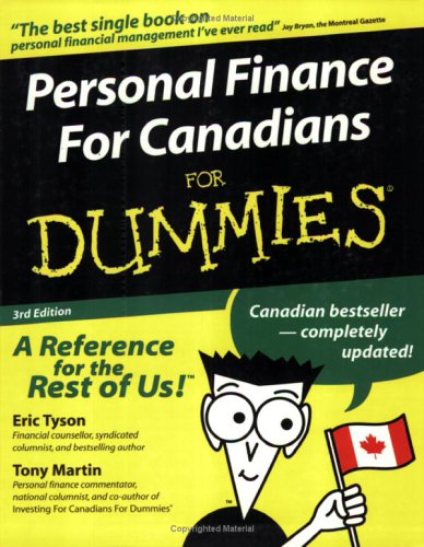 Personal Finance for Canadians for Dummies (9781894413299) by Tyson, Eric; Bell, Andrew; Martin, Tony