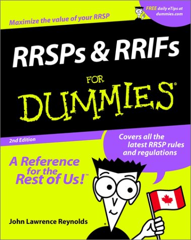 Imagen de archivo de RRSPs RRIFs for Dummies a la venta por Zoom Books Company