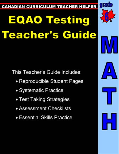 9781894527286: EQAO TEACHER'S GUIDE:MATH GR.6