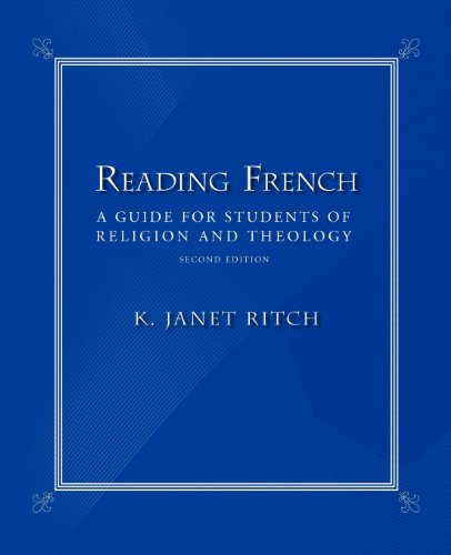 9781894667272: Reading French: A Guide for Students of Religion and Theology