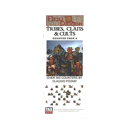 Beispielbild fr Counter Pack #2 - Tribes, Clans & Cults (Counter Collections (Fiery Dragon) (d20)) zum Verkauf von Noble Knight Games