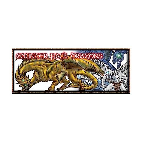 Beispielbild fr Counter Pack - Dragons (Counter Collections (Fiery Dragon) (d20)) zum Verkauf von Noble Knight Games