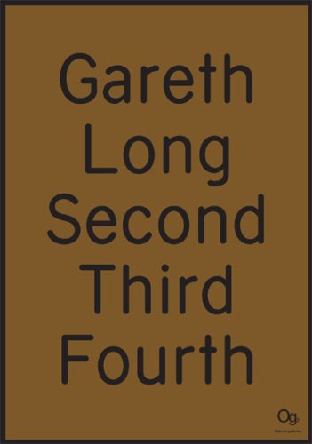 Stock image for Gareth Long: Second, Third, Fourth for sale by Red's Corner LLC