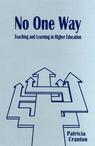 9781895131178: No One Way: Teaching and Learning in Higher Education