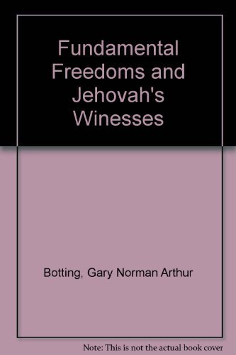 9781895176063: Fundamental Freedoms and Jehovah's Winesses