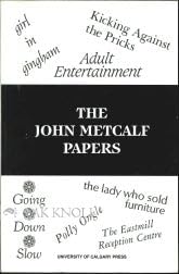 Stock image for The John Metcalf Papers (Canadian Archival Inventory, Literary Pa) for sale by Laurel Reed Books