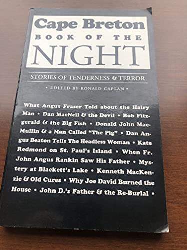 Beispielbild fr Cape Breton Book of the Night: Stories of Tenderness & Terror zum Verkauf von Olmstead Books