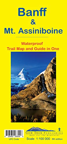 Stock image for Banff & Mt. Assiniboine : Waterproof Trail Map & Guide for sale by Ergodebooks