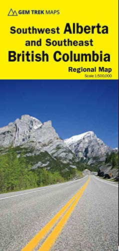 Stock image for Southwest Alberta & Southeast British Columbia Map for sale by Revaluation Books