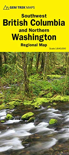 Stock image for Southwest British Columbia and Northern Washingtion Map for sale by Revaluation Books