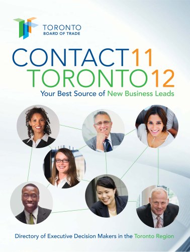9781895554588: Contact Toronto 11/12: Directory of Executive Deci