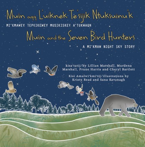 9781897009550: Muin Aqq L'uiknek Te'sijik Ntuksuinu'k: Mi'kmawey Tepkikewey Musikiskey A'tukwaqn = Muin And The Seven Bird Hunters: A Mi'kmaw Night Sky Story