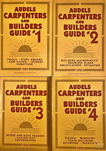 Stock image for Audels Carpenters and Builder Guide 1-4 for sale by Ethan Daniel Books