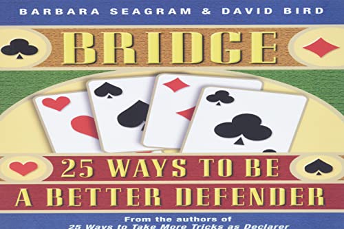 Beispielbild fr Bridge : 25 Ways to Be a Better Defender zum Verkauf von Better World Books