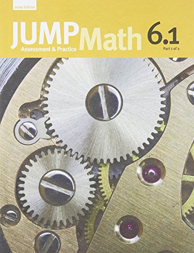 Beispielbild fr Jump Math 6. 1 zum Verkauf von Better World Books: West