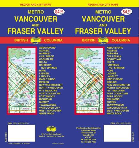 Beispielbild fr Metro Vancouver / Fraser Valley Street Map zum Verkauf von SecondSale