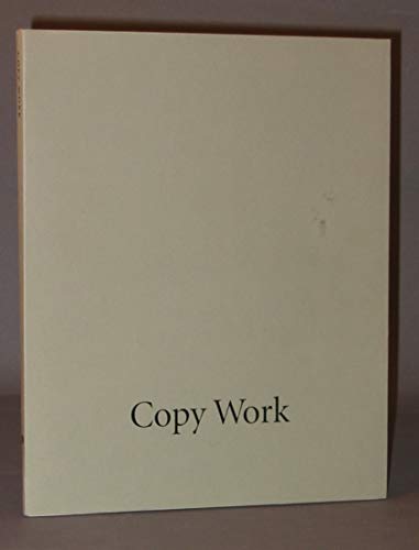 Stock image for Copy Work for sale by 246 Books