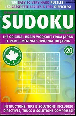 Stock image for Original Sudoku: Book 1; The Original Brain Workout from Japan - Le Remue-Meninges Original Du Japon for sale by Better World Books