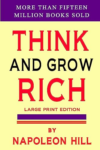 Beispielbild fr Think and Grow Rich: Large Print Edition zum Verkauf von California Books