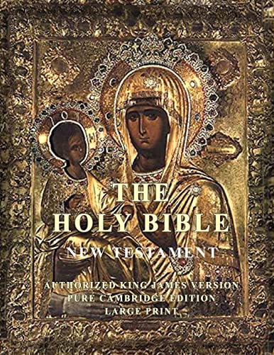 Imagen de archivo de The Holy Bible: New Testament: Large Print a la venta por HPB-Ruby