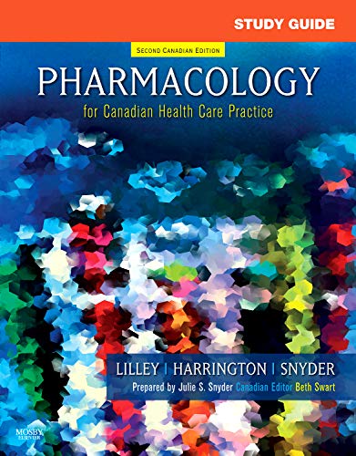 Imagen de archivo de Study Guide for Pharmacology for Canadian Health Care Practice a la venta por Better World Books: West