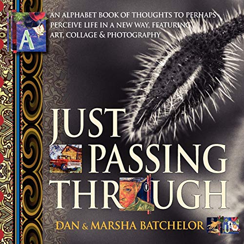 Imagen de archivo de Just Passing Through : An alphabet book of thoughts to perhaps perceive life in a new way, featuring art, collage and photography - a motivational Self a la venta por Better World Books
