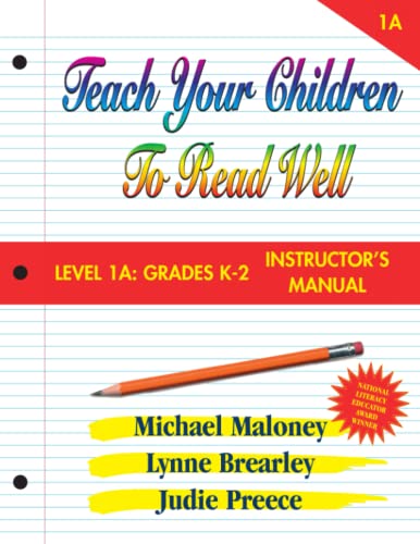 Stock image for Teach Your Children to Read Well Level 1A Instructor Manual for sale by Books Unplugged