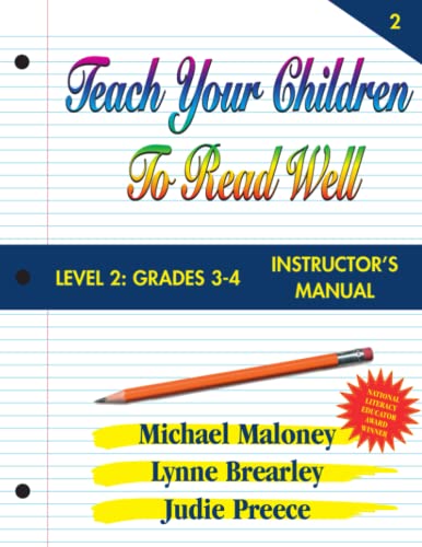 Stock image for Teach Your Children to Read Well Level 2 Reading Instructor's Manual for sale by Books Unplugged
