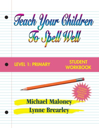 Stock image for Teach Your Children to Spell Well Level 1 Primary Student Workbook for sale by GF Books, Inc.