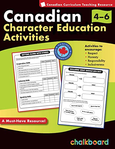 Stock image for Canadian Character Education Activities Grades 4-6 (Character Development) for sale by GF Books, Inc.