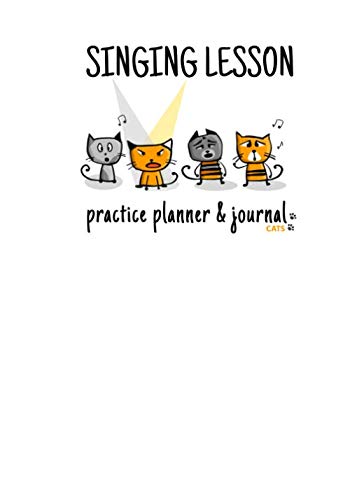 Beispielbild fr Singing Lesson Practice Planner & Journal (Cats) zum Verkauf von Revaluation Books