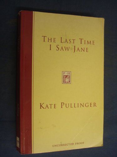 Beispielbild fr The Last Time I Saw Jane zum Verkauf von Better World Books Ltd