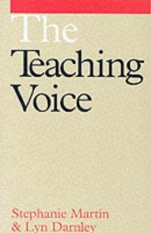 Stock image for The Teaching Voice for sale by Better World Books Ltd