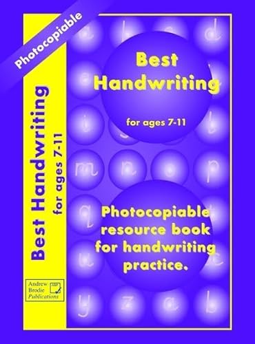 9781897737279: Best Handwriting for Ages 7-11: Teachers' Resource Book: Photocopiable Resource Book for Handwriting Practice